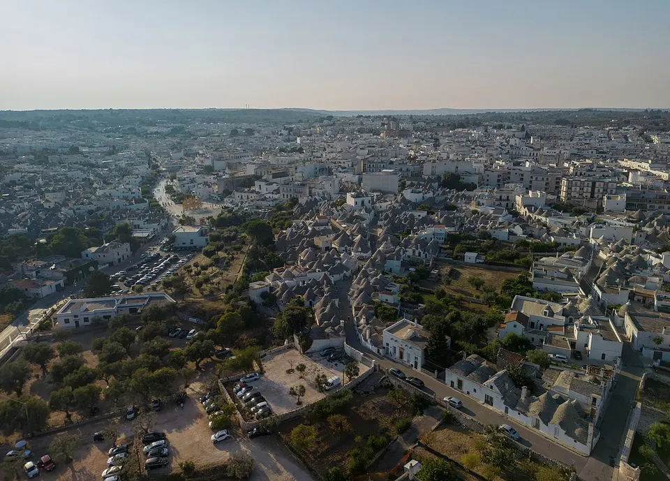 Apulien: Alberobello con il drone
