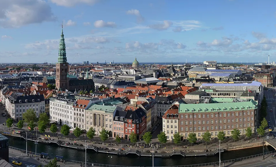 Kopenhagen: Copenhagen - view from castle Christiansborg