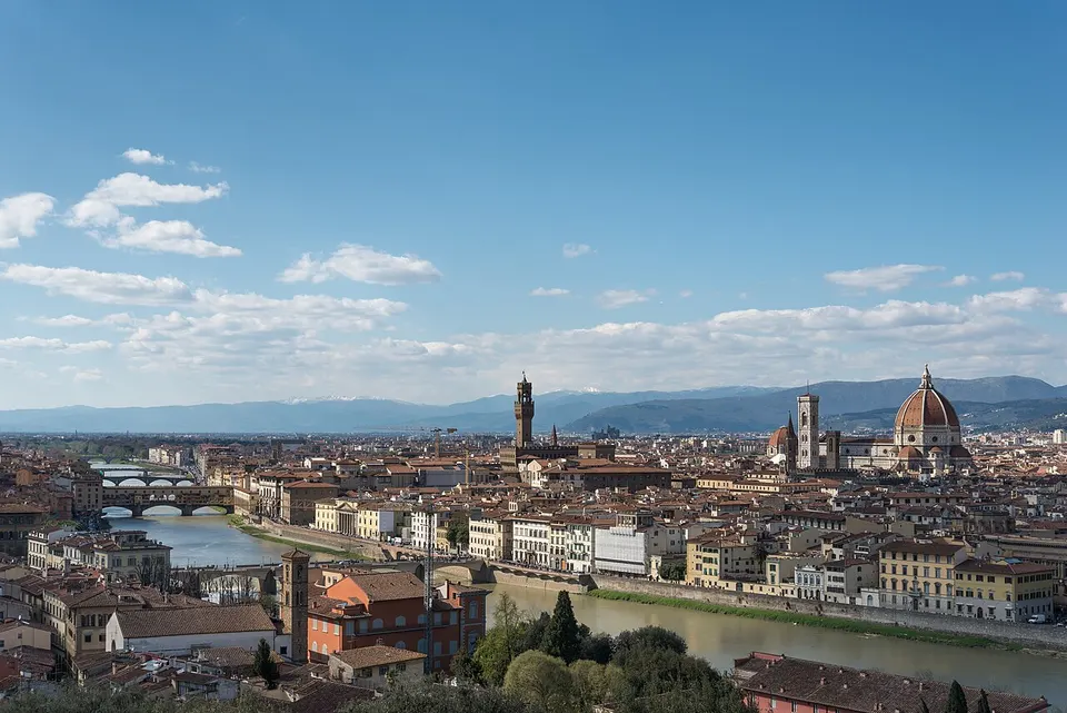 Florenz: Firenze from Piazzale Michelangelo, Firenze, Italy