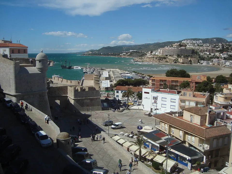 Costa del Azahar: Panorámica de Peñiscola (Castellón, Spain)