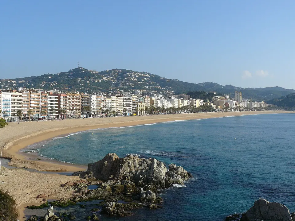 Lloret de Mar: Lloret de Mar beach, Catalonia, Spain.